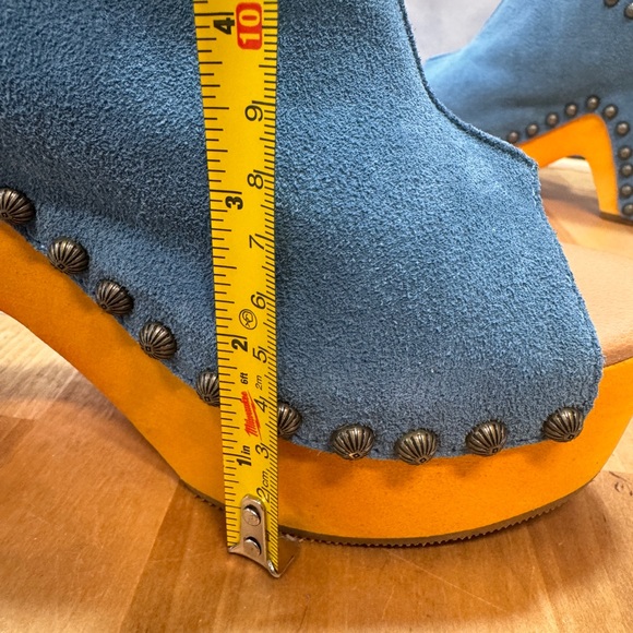 Dingo Women's Suede Platform Sandals - Peace N'Love size 6.5 NEW NO BOX - Picture 6 of 8